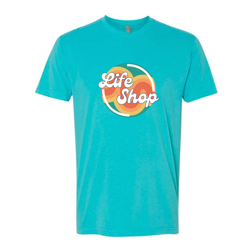 Teal Life Shop logo t-shirt